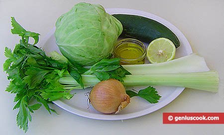 Ingredienti per l'insalata per dimagrire