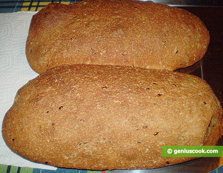 Pane integrale con semi di Lino e Sesamo
