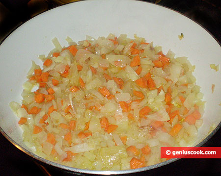 aggiungere le carote 